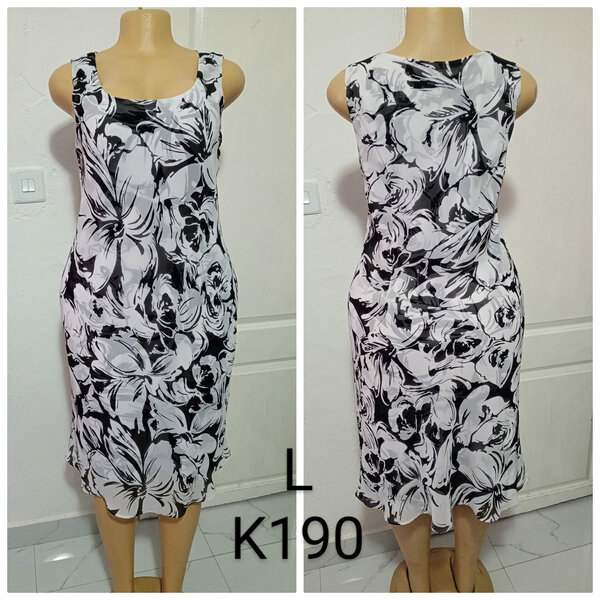 Women's Floral Print Dress, size L