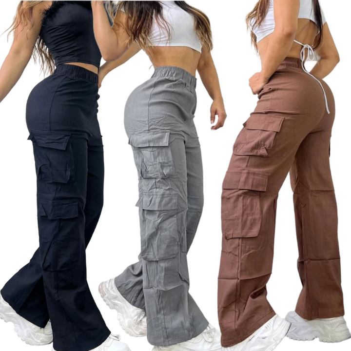 Pantalon cargo femme style urbain