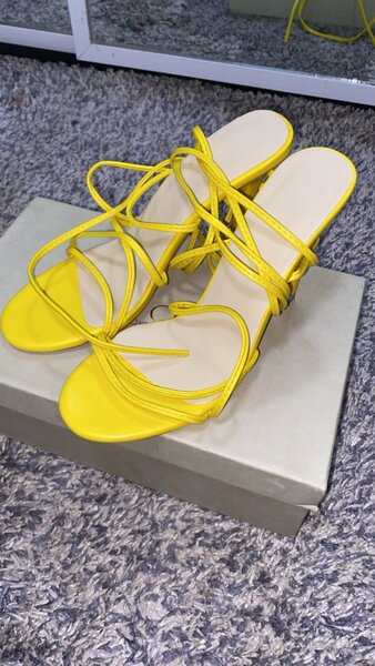 Yellow heels