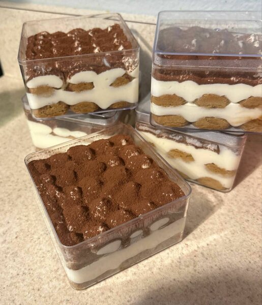 Délicieux tiramisu chocolat