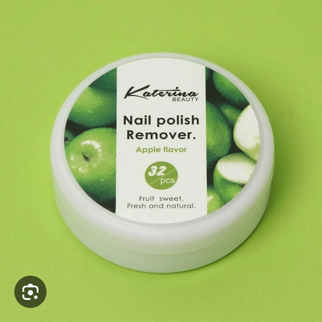 Dissolvant à ongles parfumé pomme