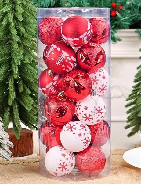 Boules de Noël colorées