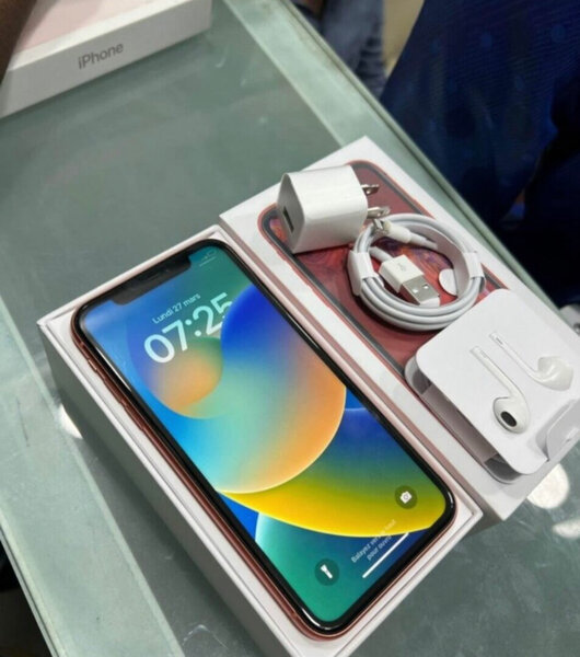 iPhone avec accessoires