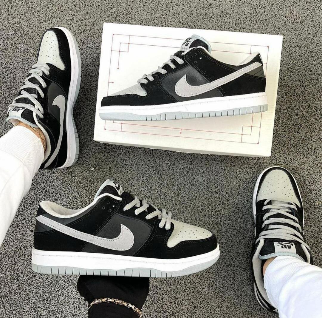 Sneakers basses noir-gris