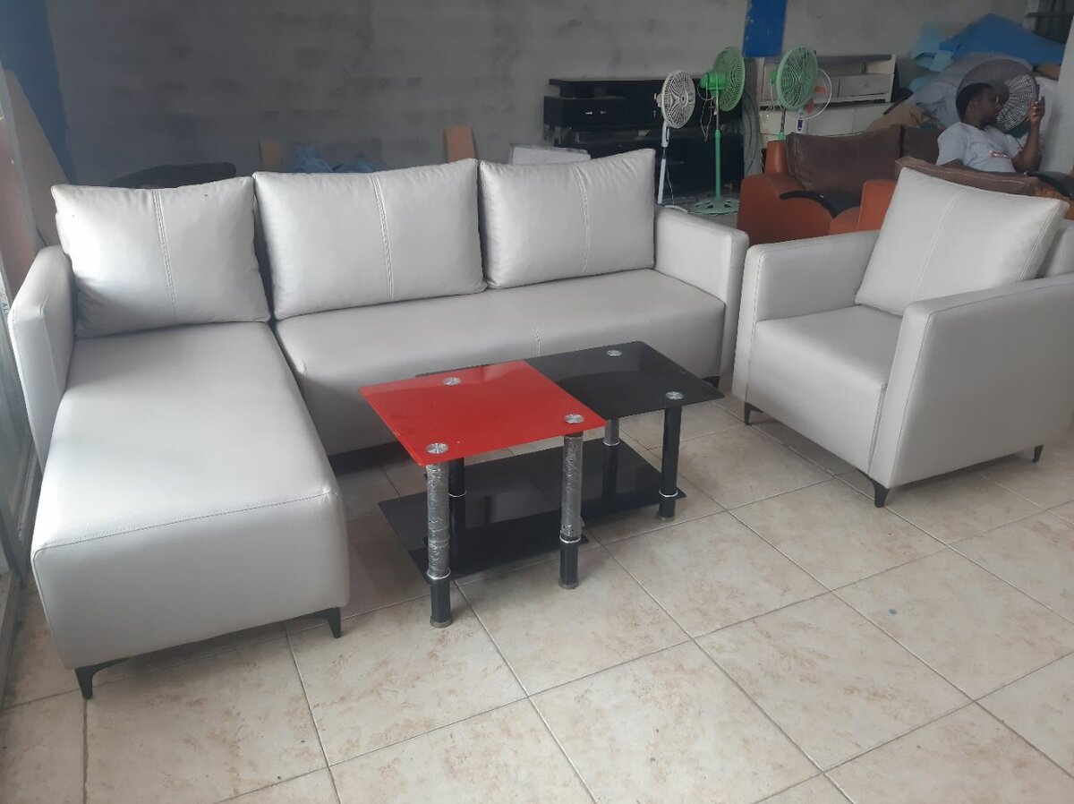 Salon Bras mince Ail Beige 6p