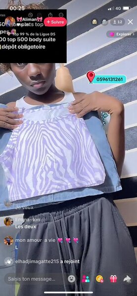 Top court à motif zébré