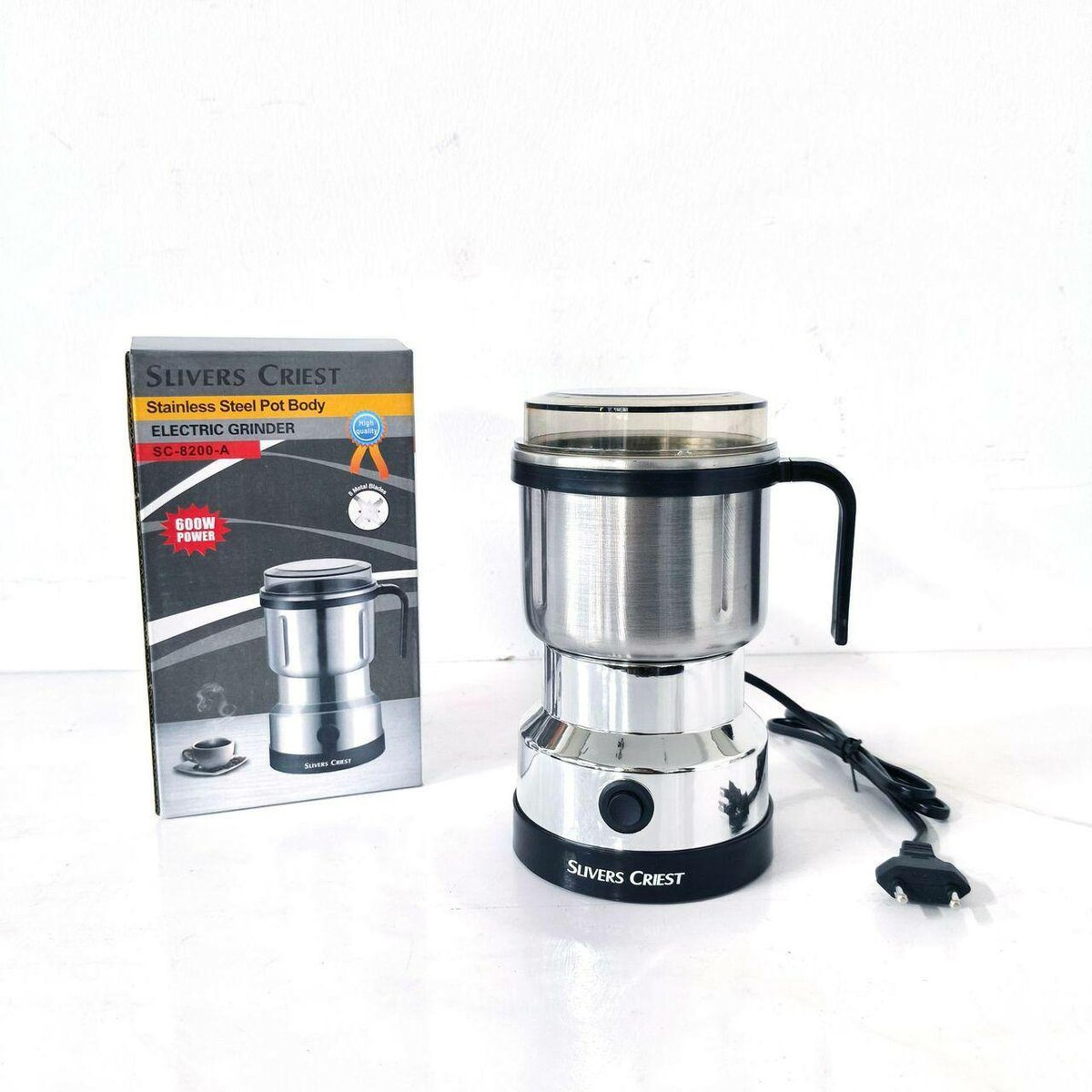 Moulin à Épices Électrique Inox