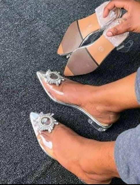 Cinderella heels n slippers