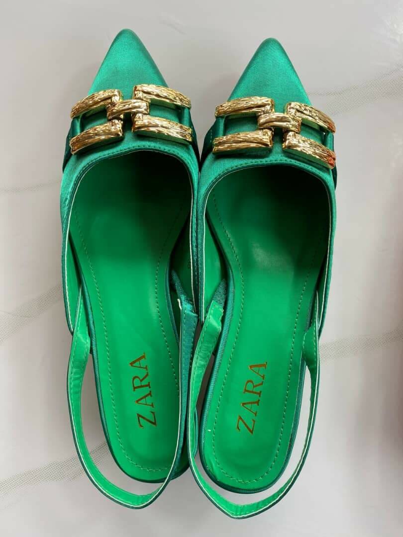 Escarpins élégants Zara en satin