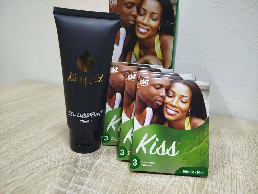 Préservatifs+ lubrifiants kiss