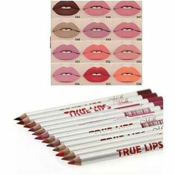 MENOW 12pcs Lip Liner Eyeliner Blush Matte Cosmetic Pen Set