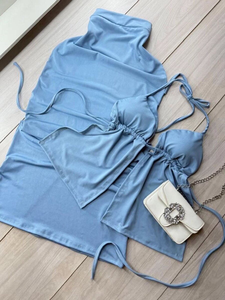 Robe ensemble bustier élégant