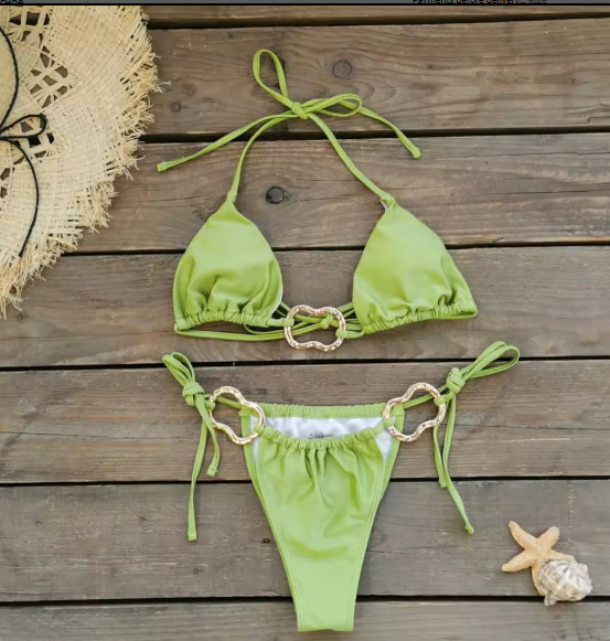 swimsuit green