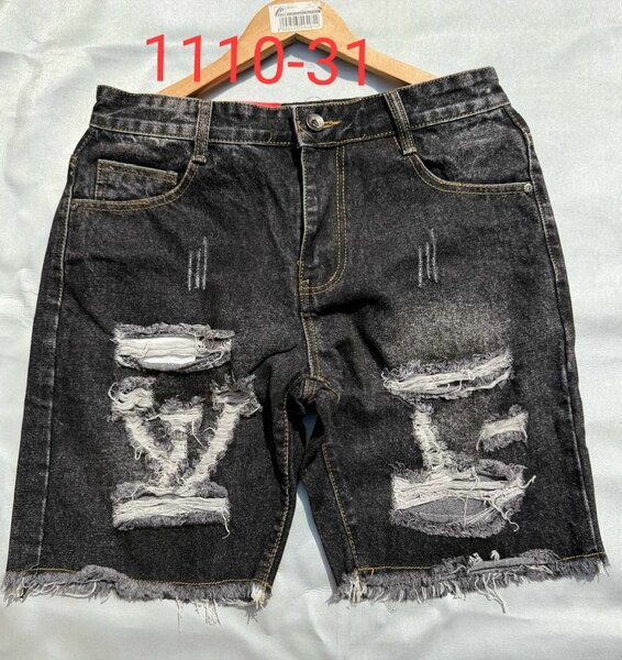 Shorts en jean déchiré