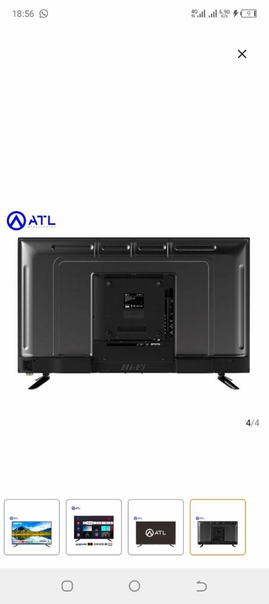 Téléviseur LED Smart ATL 43"