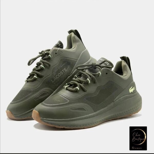 Chaussures sport Lacoste vertes