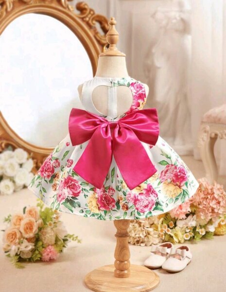 Robe florale enfant 3-4 ans
