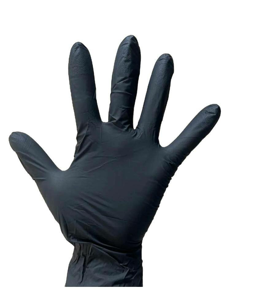 Gants noirs de cuisine