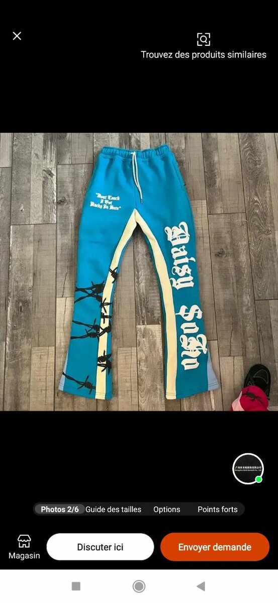 Pantalons Jogging Style Graphique