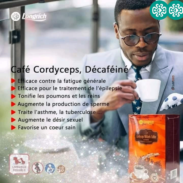 Café Cordyceps Décaféiné