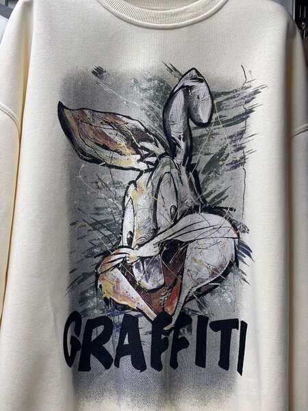 Свитшот в цвете айвори,размер:стандарт