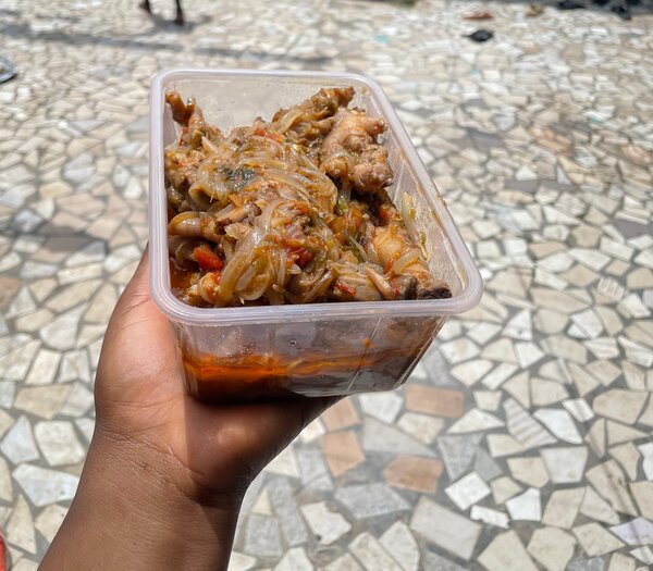 Patte de poulet sauter