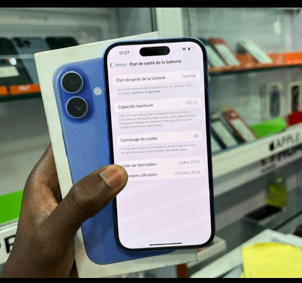 iPhone Bleu Nouvelle Génération