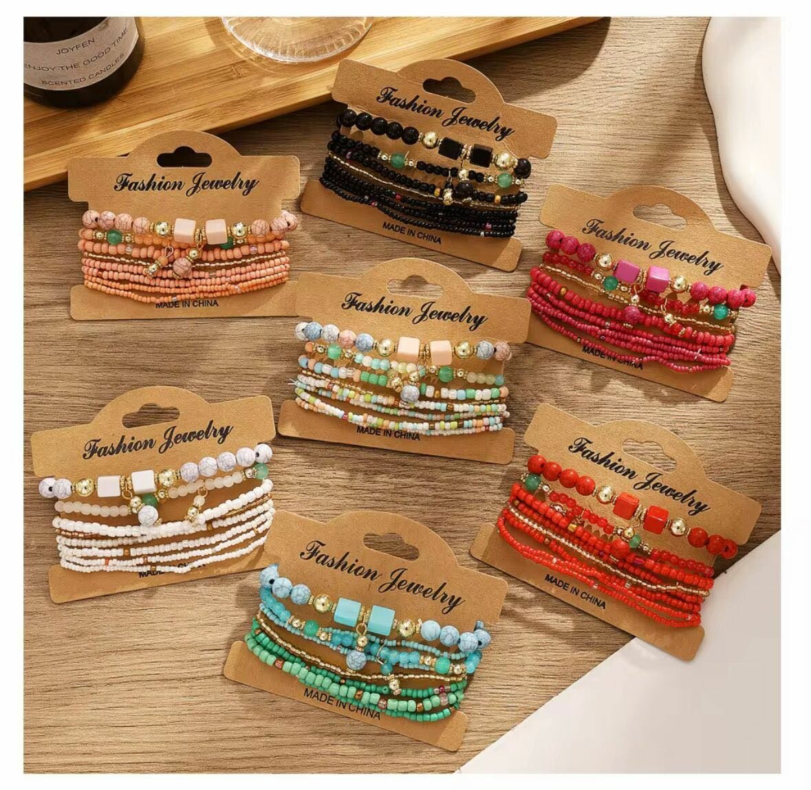 Bracelets Bohême chic multicol