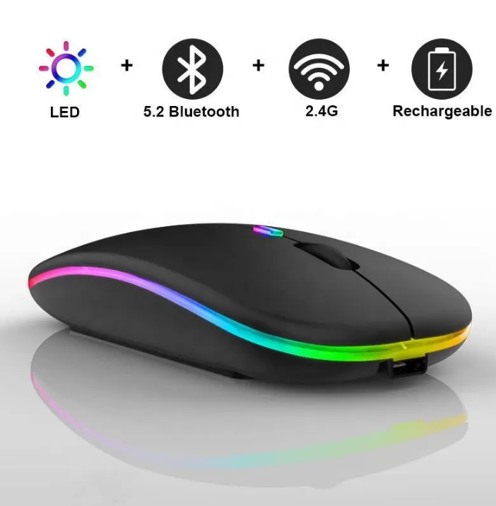 Souris sans fil rechargeable