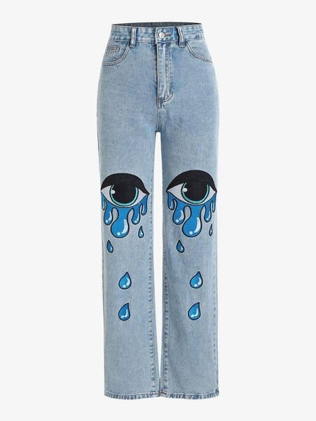 Jeans Amusants customisé