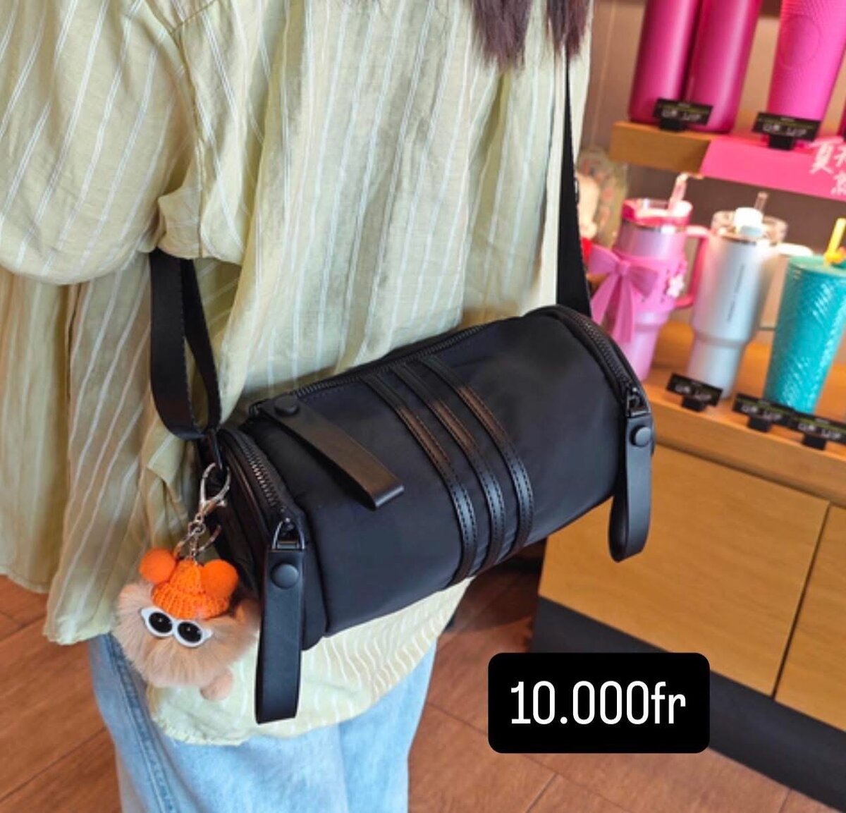 Sac bandoulière tendance unisexe