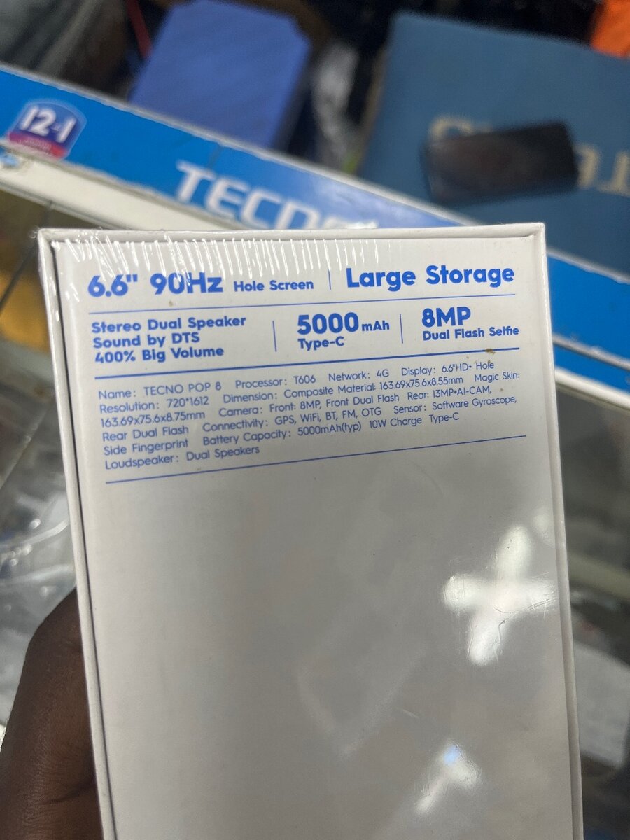 TECNO Pop 8 Smartphone