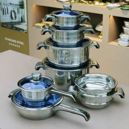 Batterie de cuisine inox