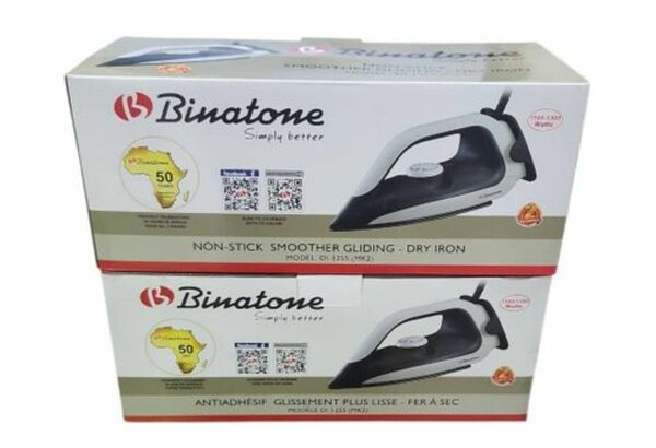 Fer à repasser Binatone antiadhésif