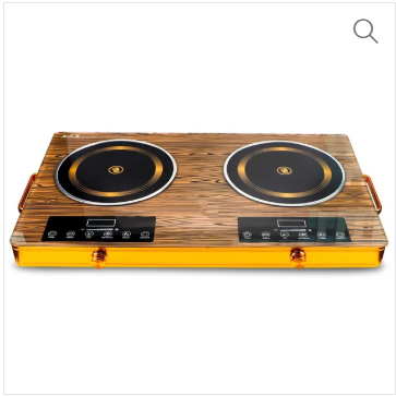 2 In 1 Silver Crest Electric Ceramic Galvanized Iron