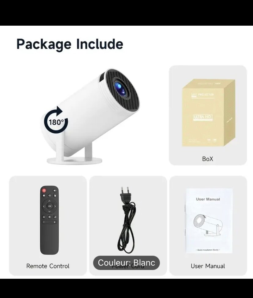 Projecteur Ultra HD Android