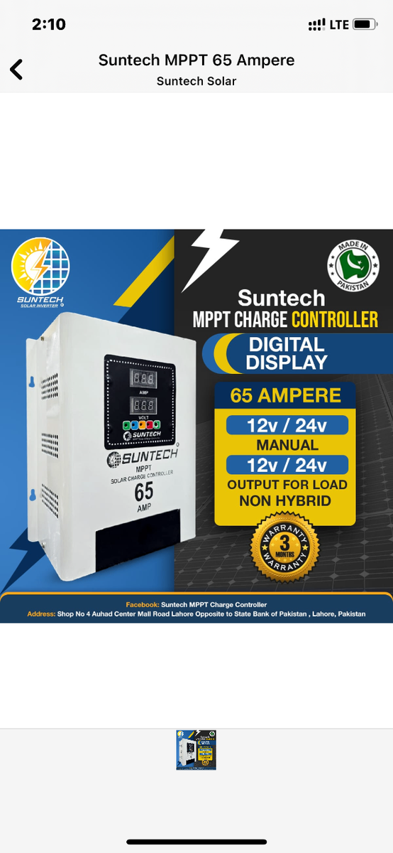 Solar controller