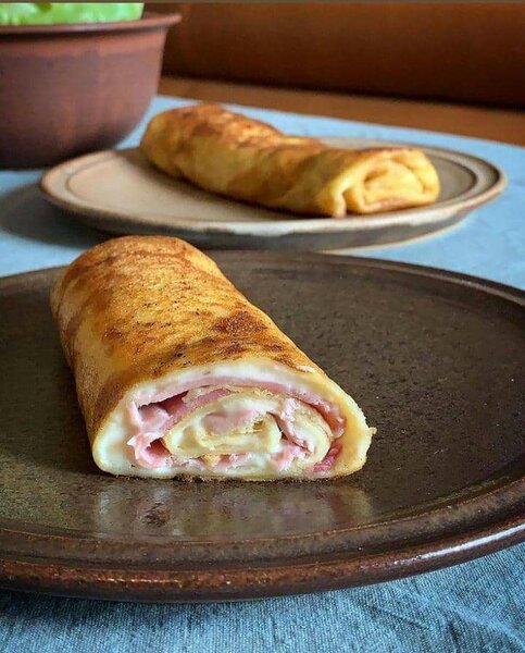 Délicieuses crêpes garnies