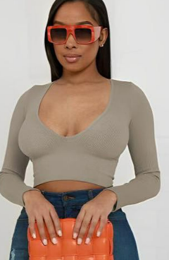 Ribbed body top