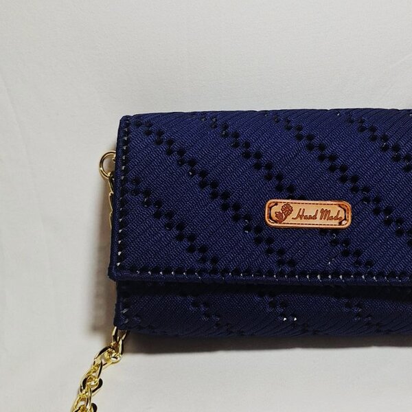 Handmade Woven Wallet with Chain