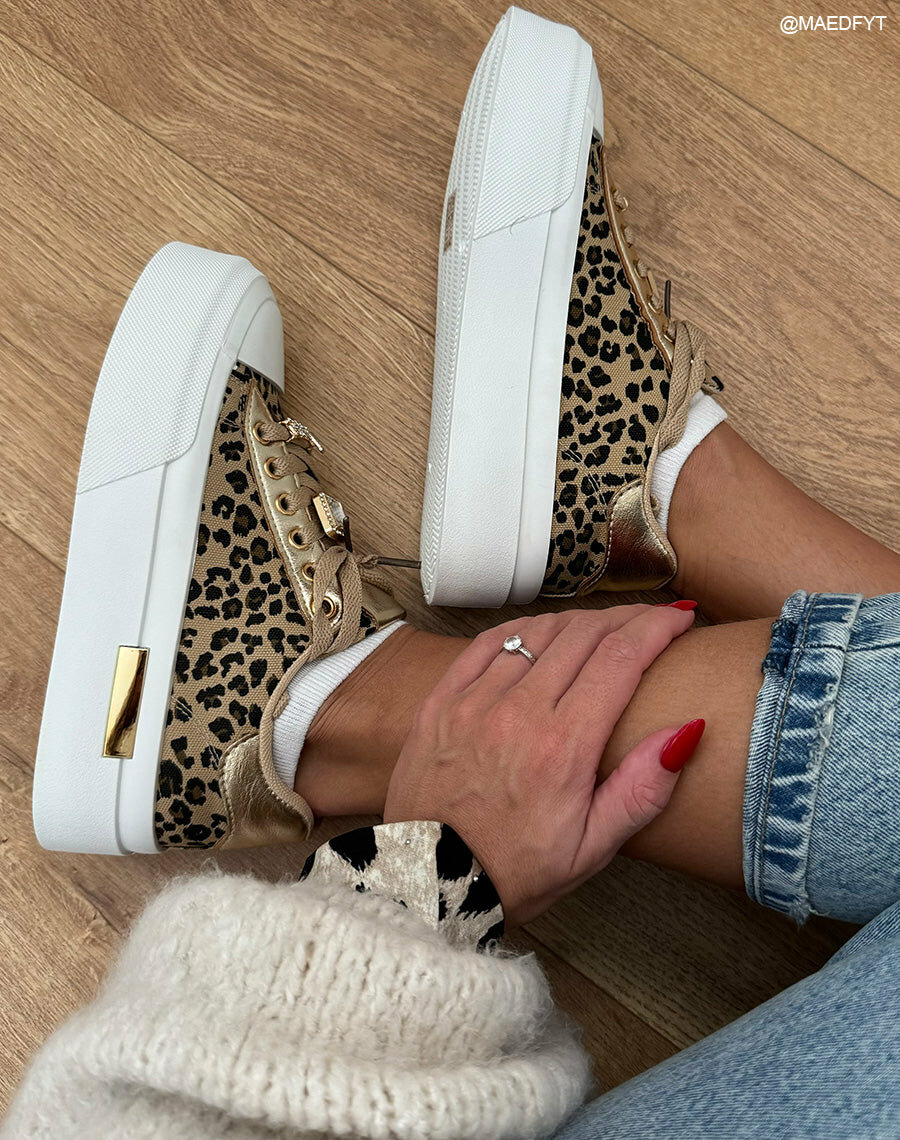 Baskets Léopard Glamour