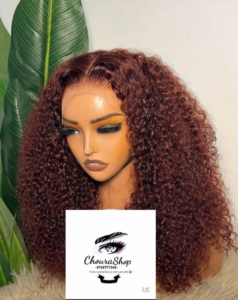 Perruque Bouclée en Dentelle