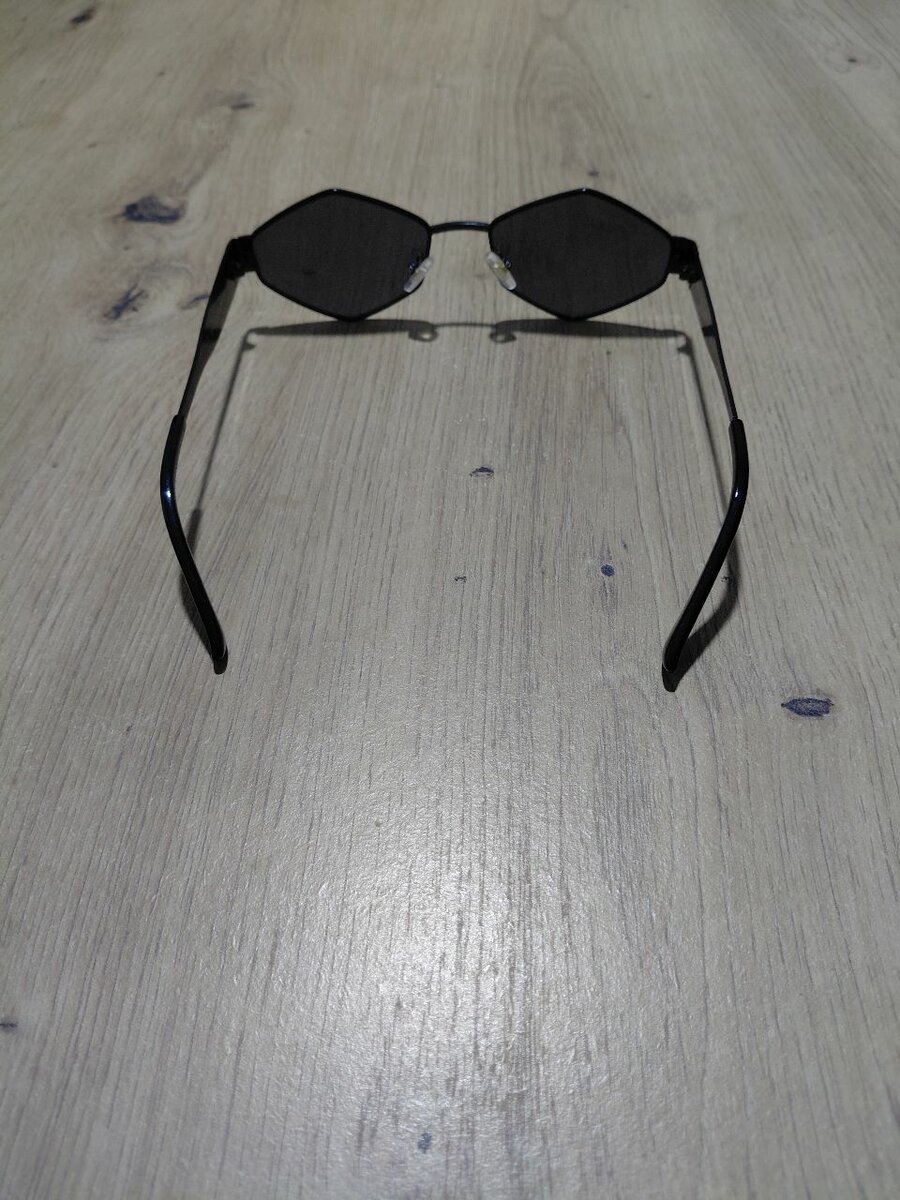 Hexagonal Sunglasses Black