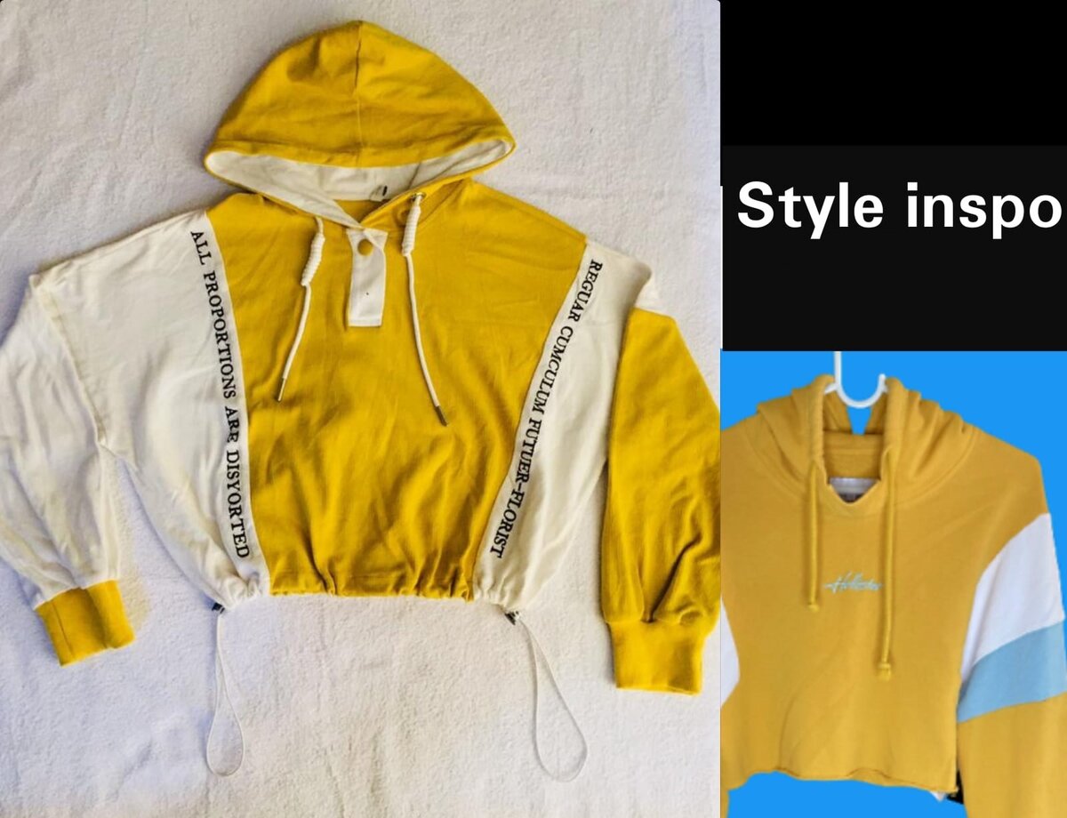 Salaula crop tops and tops