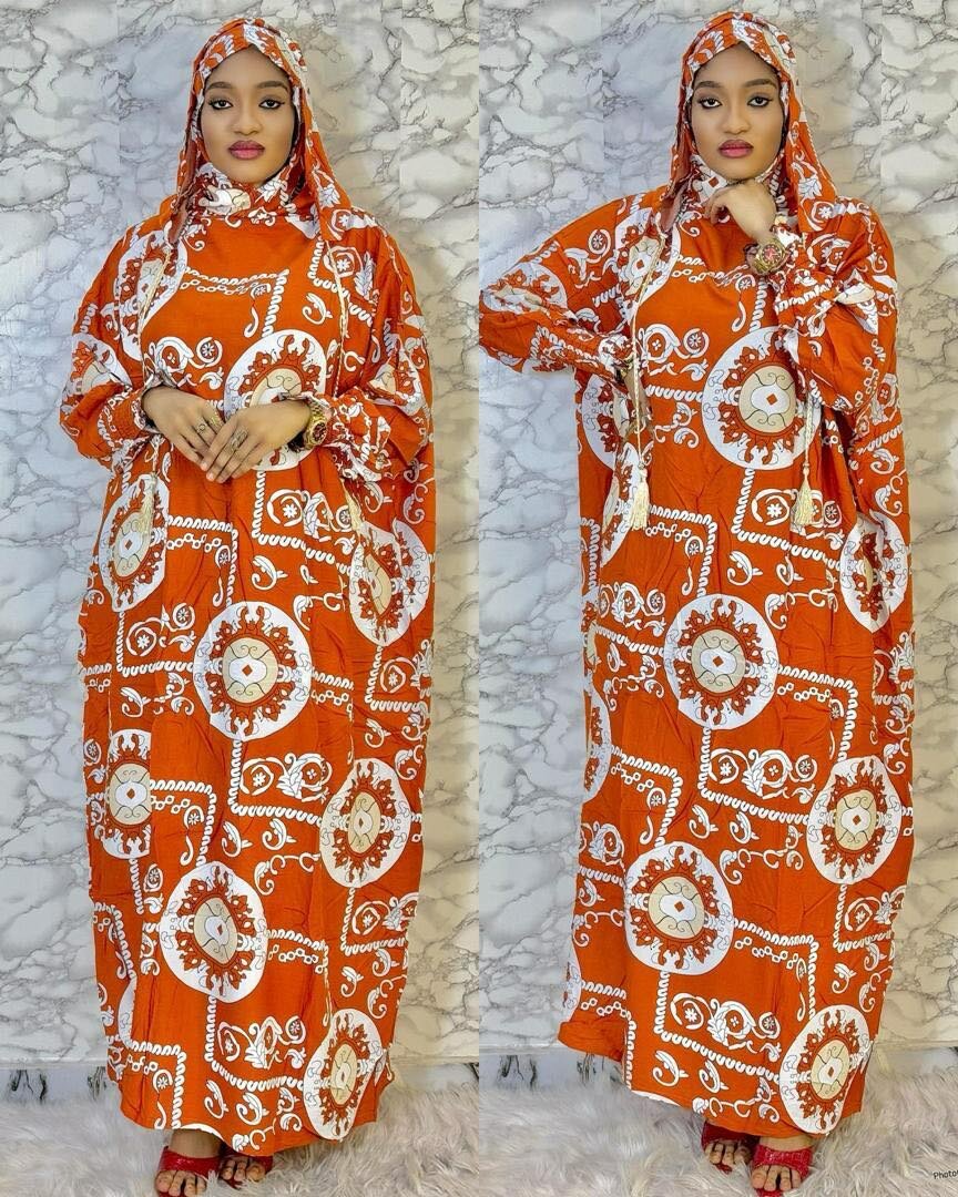 Chics Abayas doubles capuches en coton