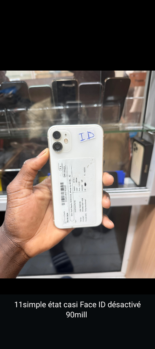 Smartphone avec ID Désactivé