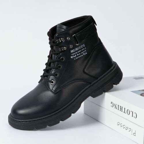 Bottes Montantes - Style Britannique - Noir