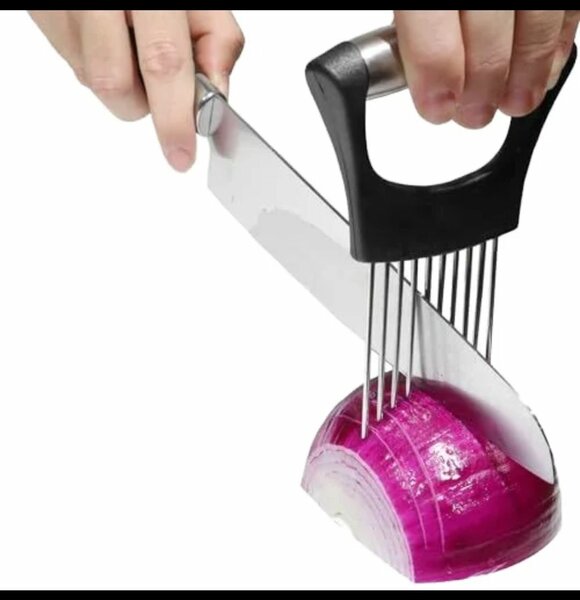 Pique-oignon en acier inoxydable