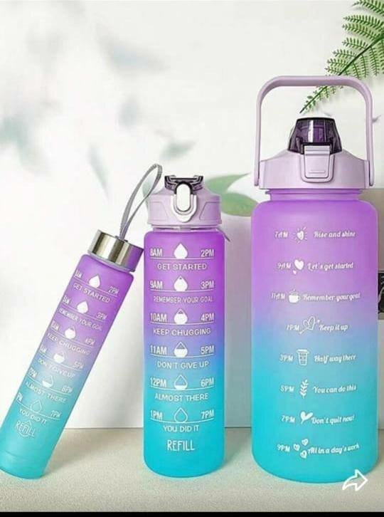 Bouteilles d'eau design