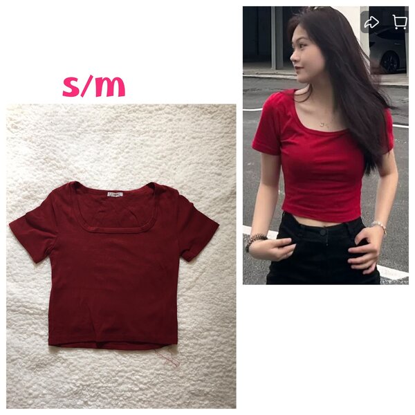 Salaula crop tops and tops